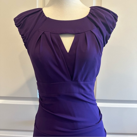 NICOLE MILLER Collection Purple Cocktail Dress - Picture 2 of 8